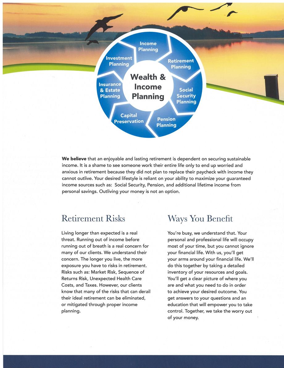 Financial Freedom Group Wealth and Income Retirement Planning Wheel